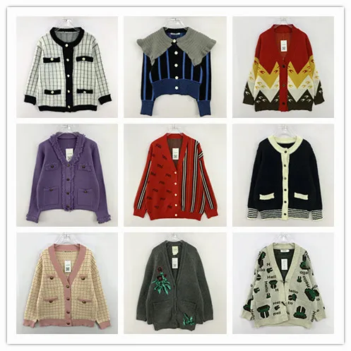 

Винтажный ретро U Small Fraance Sle, вязаный полосатый женский свитер V Ne Thi, осенне-зимний женский свитер 8