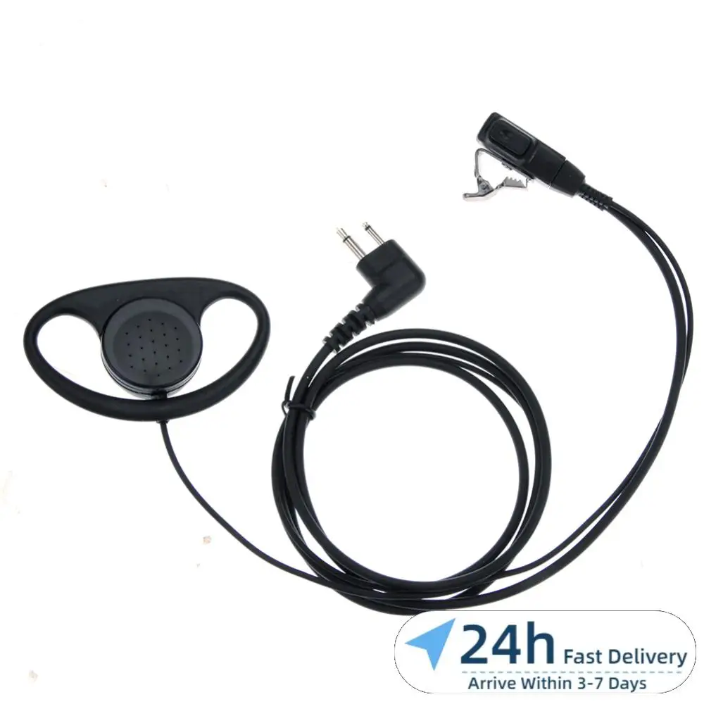 

2-pin Walkie Talkie Earpiece Headset with Microphone Earphone Walkie Talkie Headset Privacy for Motorola GP88 CT150 P040 Radio