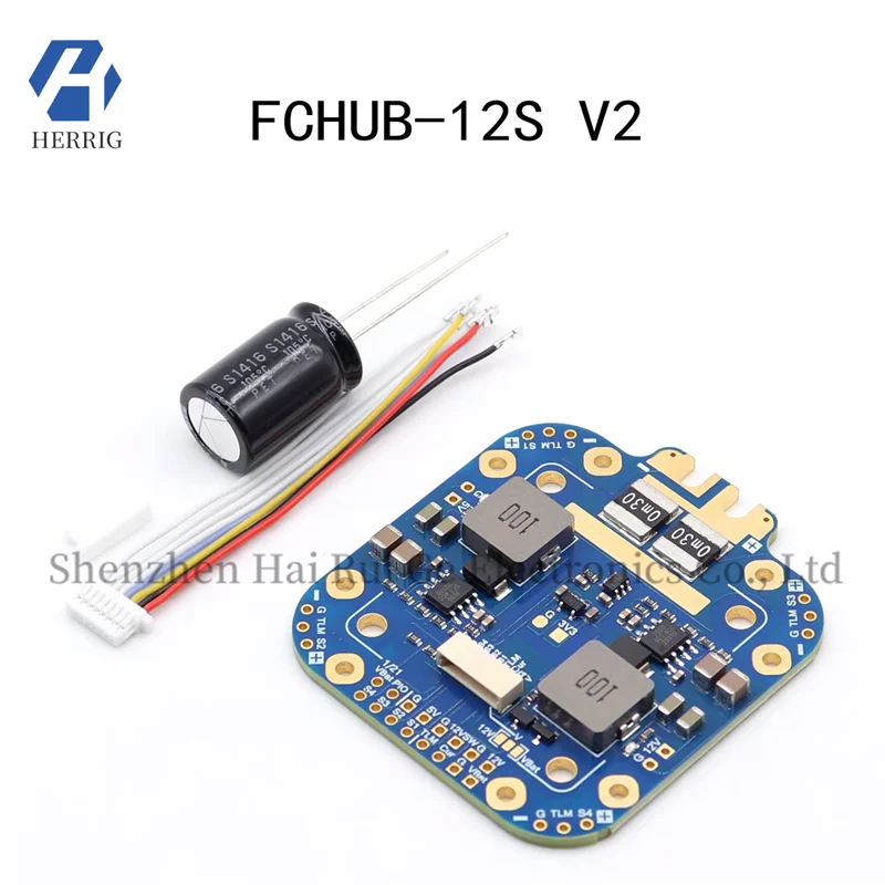 

FCHUB-12S V2 440A FPV Racing Drone Power Distribution Board 5V 12V Dual BEC Split Board