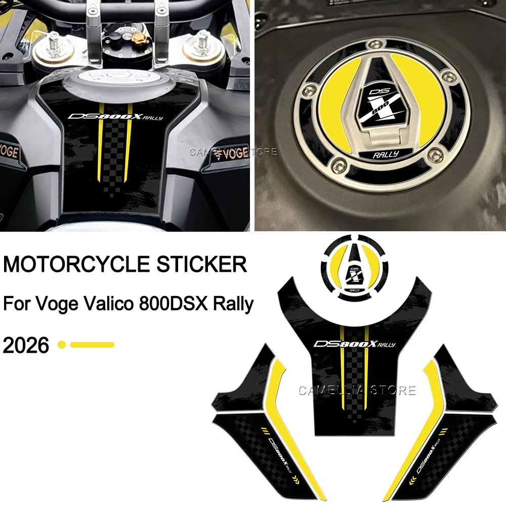 

Motorcycle Fuel Tank Sticker 3D Epoxy Resin Waterproof Motorcycle Sticker Newly Launched for Voge Valico 800DSX Rally 2026