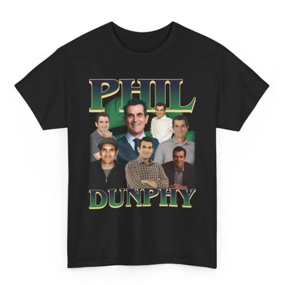 Phil Dunphy Vintage Bootleg T-shirt Vintage Tv Shirt Woman Man Summer Fashion Casual Cotton Graphic T Shirts Ropa Hombre