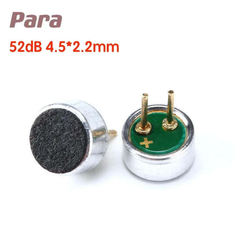 10PCS/LOT Microphone 6*5mm  6*2.2 9*7 4.5*2.2mm  MIC Condenser Electret Pickup 6x5mm 9x7mm 4.5x2.2mm 6x2.2mm MP3 Accessories