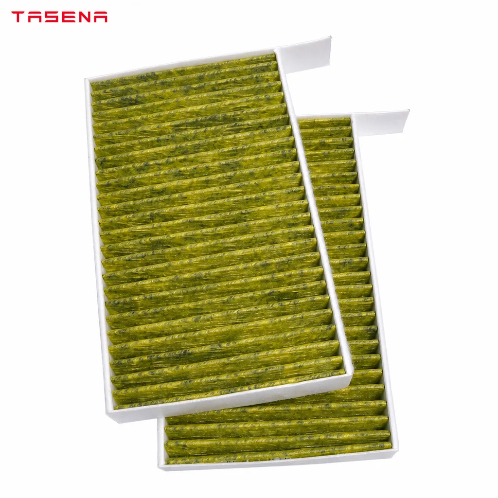 2PCS Cabin Air Filter for Tesla Model 3 Model Y Activated Carbon Adjustable Fragrance Bar 1107681-00A 1107681-00B