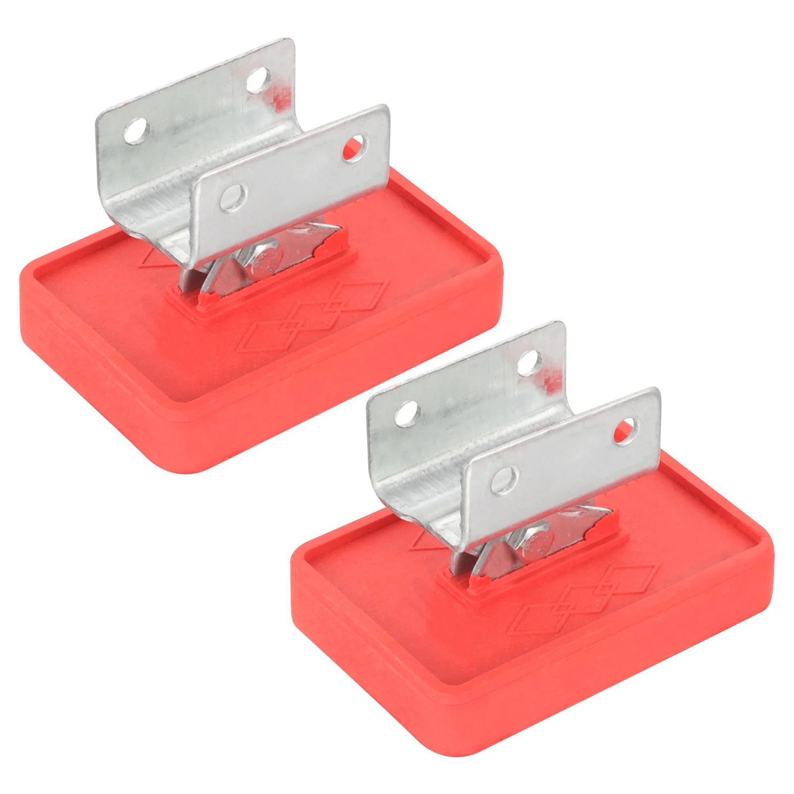 2 Pcs Telescoping Ladder Ladders Anti-skid Mat Foot Cover Lifting Feet Protectors Stabilizer Red Protective Covers Pads