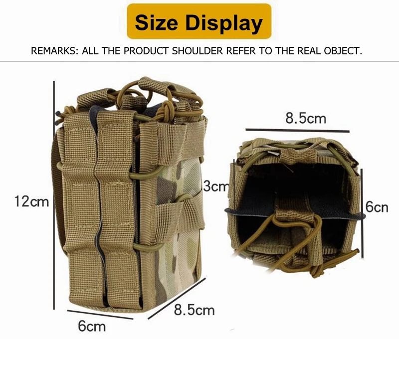 Tactical Molle Single Double Magazine Pouch for M4 M14 M16 AR15 G36 Magazine Hunting Outdoor Tool Waist Mag Holder