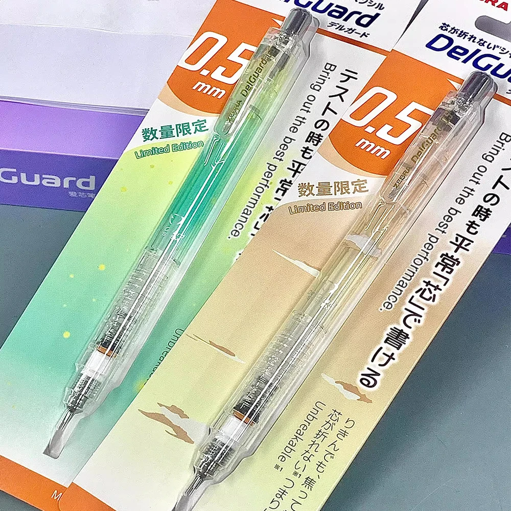 Japan ZEBRA Mechanical Pencil MA85 Is Not Easy To Break The Core Activity Delguard Transparent 0.5mm Drawing Writing Stationery