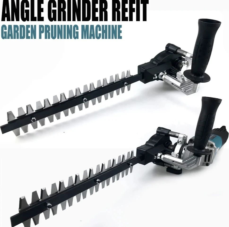 

Universal 115mm Angle Grinder Hedge Trimmer Attachment, Fast Conversion Kit for Garden Pruning,Compatible with 110/115 Grinders