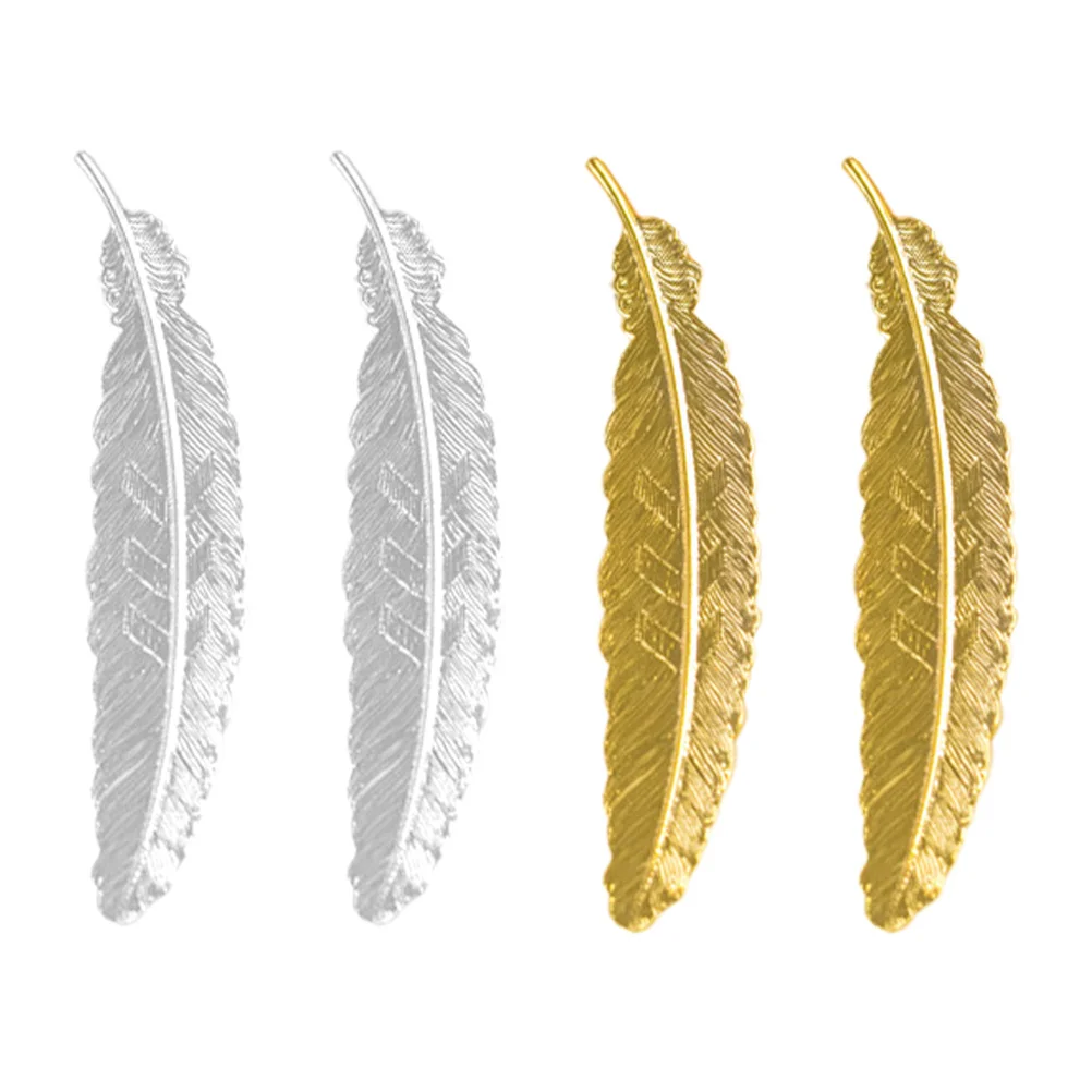 4Pcs Metal Bookmarks Vintage Exquisite Creative Design for Readers Students Writers Book Marks Gifts Metal Bookmarks