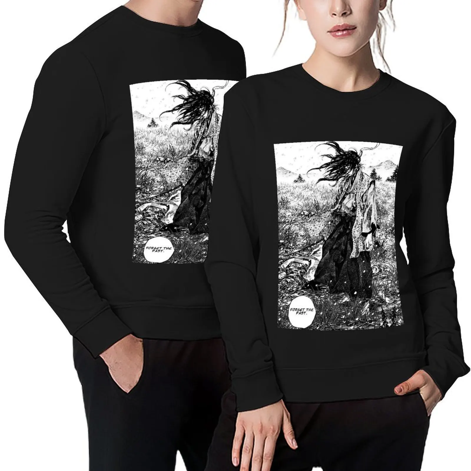 

VAGABOND forget the past Pullover graphic t shirts men autumn tracksuits autumn new products anime sweatshirt