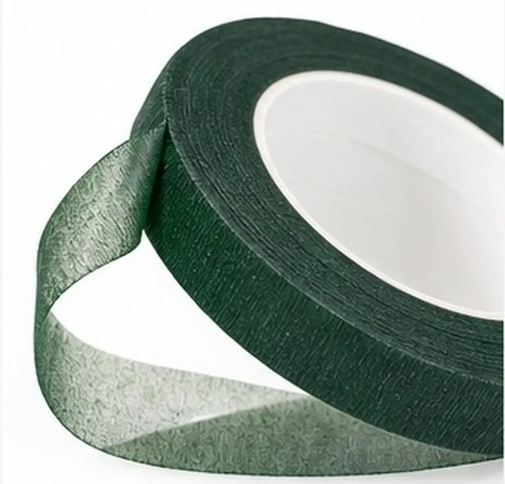 Tape Florist Green Bouquet Stem Wrap Faux Flower Floral Paper for Bouquets Artificial