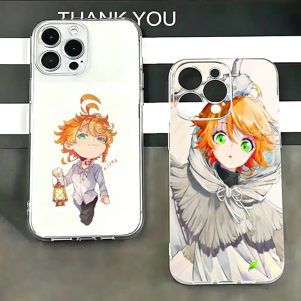 

The Promised Neverland Emma Phone Case Transparent Silicone Soft For iPhone 17 16 15 14 13 12 11 Mini Pro Max Plus