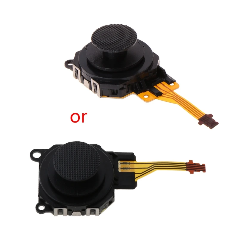 Replacement Part 3D Button Thumbstick Analog Stick Joystick Compatible with PSP 3000 Game Console