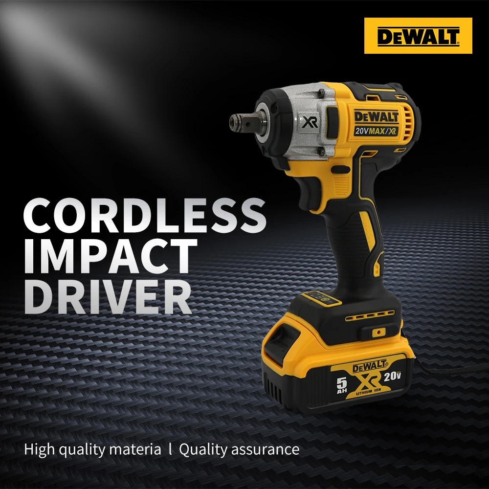 DEWALT DCF880 Impact Wrench 203N.m Brushless Cordless Electric Wrench 2300RPM High Torque Power Wrench Tools Fit For 20V Battery