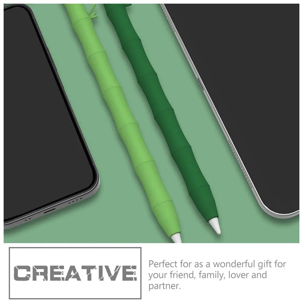 

Premium Silicone Stylus Pencil Sleeve Protective Cover Ergonomic Non-Slip Design for Touchscreen Pens Gift for Family Friends