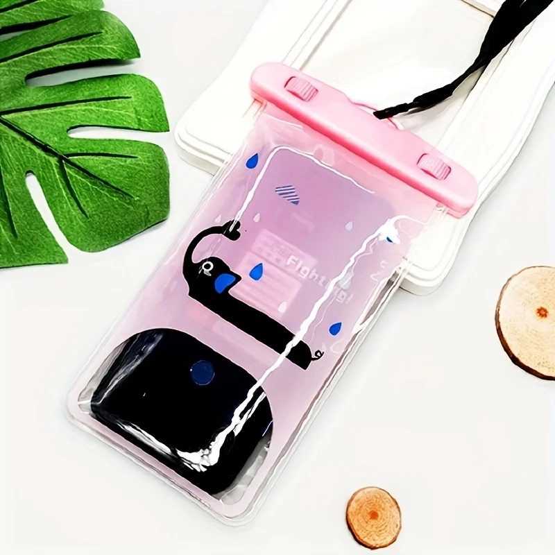 1 PC Mobile Phone Waterproof Bag, Touch Screen, Swimming, Drifting, Diving, Air Bag, Transparent Sealed Protective Bag, Outdoor