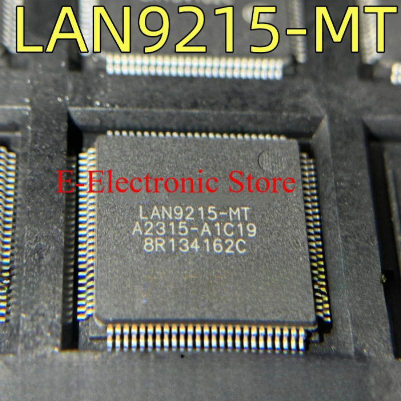 

2PCS/LOT LAN9215-MT QFP100 TQFP100 10/100 Base-T/TX Ethernet Controller with 16 Bit/MII