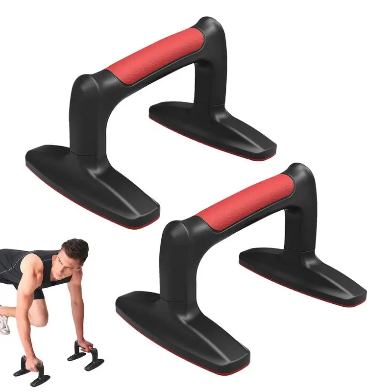 

Push Up Bar 1 Pair Gym Exercise Equipment Ergonomic Portable Anti-Slip Fitness Push Up Stands Handle Engage More Muscles For Men