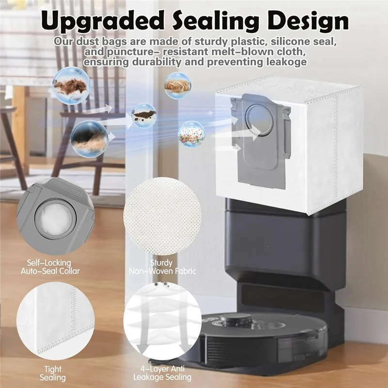 

Покупки для робота-пылесоса Roborock Q5 Max+/Q5 Duoroller+ Основная боковая щетка Hepa-фильтр Сменные мешки для пыли P