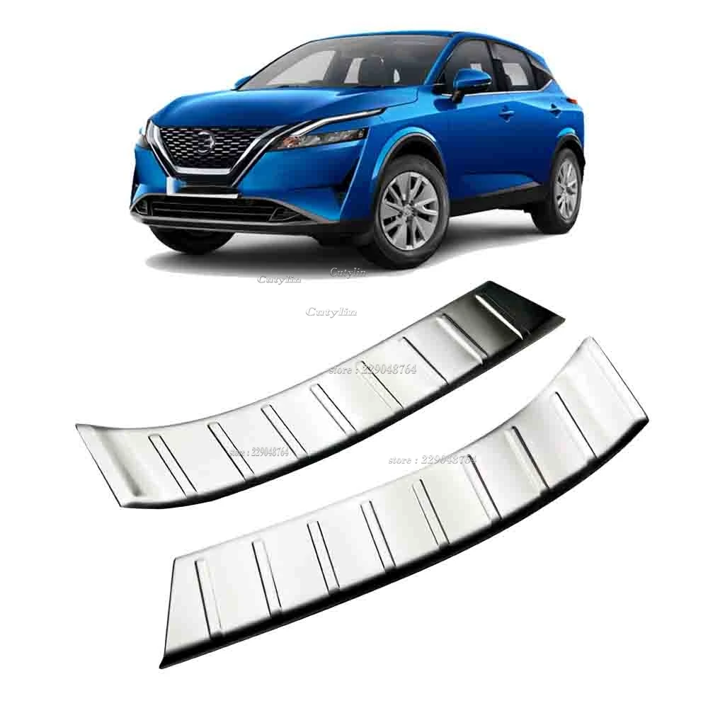 

For Nissan Qashqai J12 2022 2023 Stainless Rear Bumper Sill Plate Guard Cover Car Modification Exterior Accessories Protection