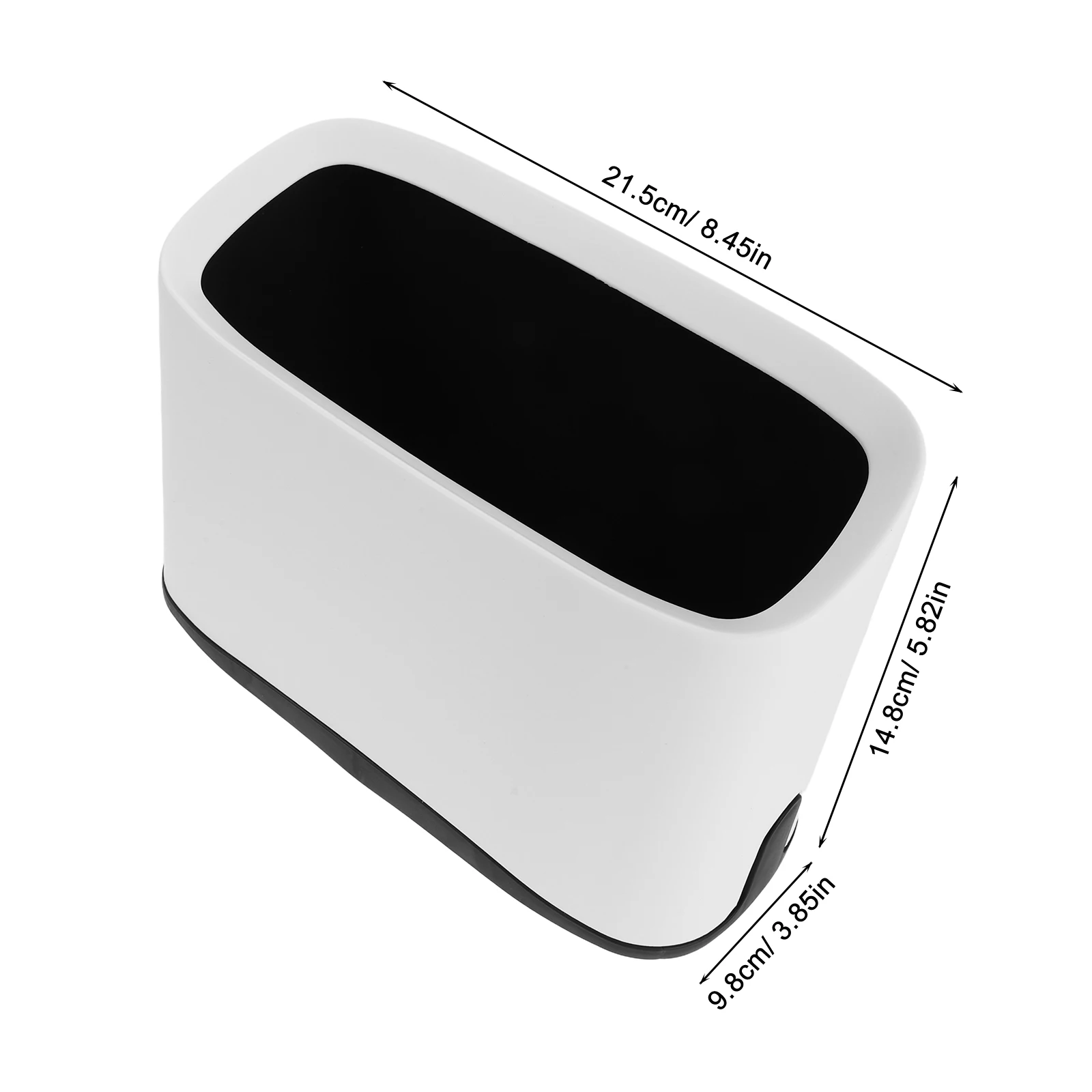 حامل مغرفة فضلات القطط مع حامل قابل للإزالة وتصميم متكامل أنيق - ملحق صندوق نفايات مدمج لتنظيم المنزل