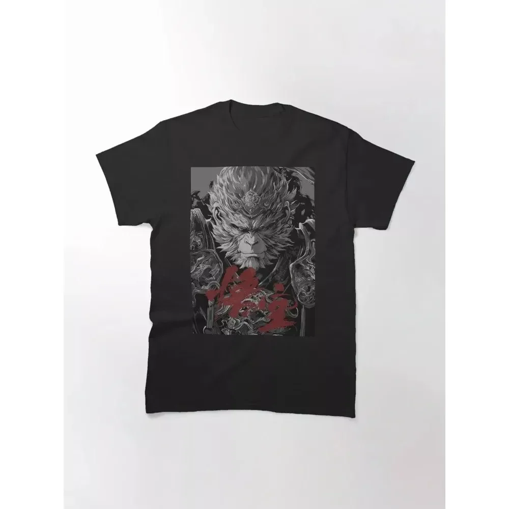 Black Myth WuKong New Men's T-shirt Luxury Brand Clothes Harajuku Y2k Graphic T Shirts Men Oversized T Free Shipping Printed