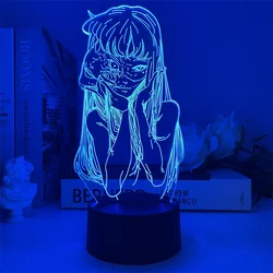 New Tomie Junji Ito Esports Atmosphere Bedroom Night Light Junji Ito Jointly Action Figure Model Garage Kit Doll Toys Gift