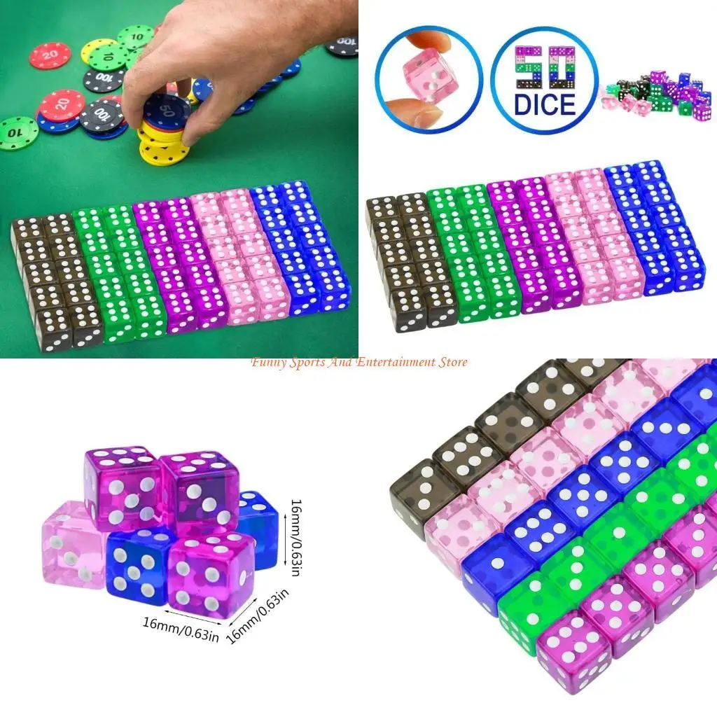 

C4de 50pcs Dot с мешком с шестьмм 16 мм шесть боковых коек