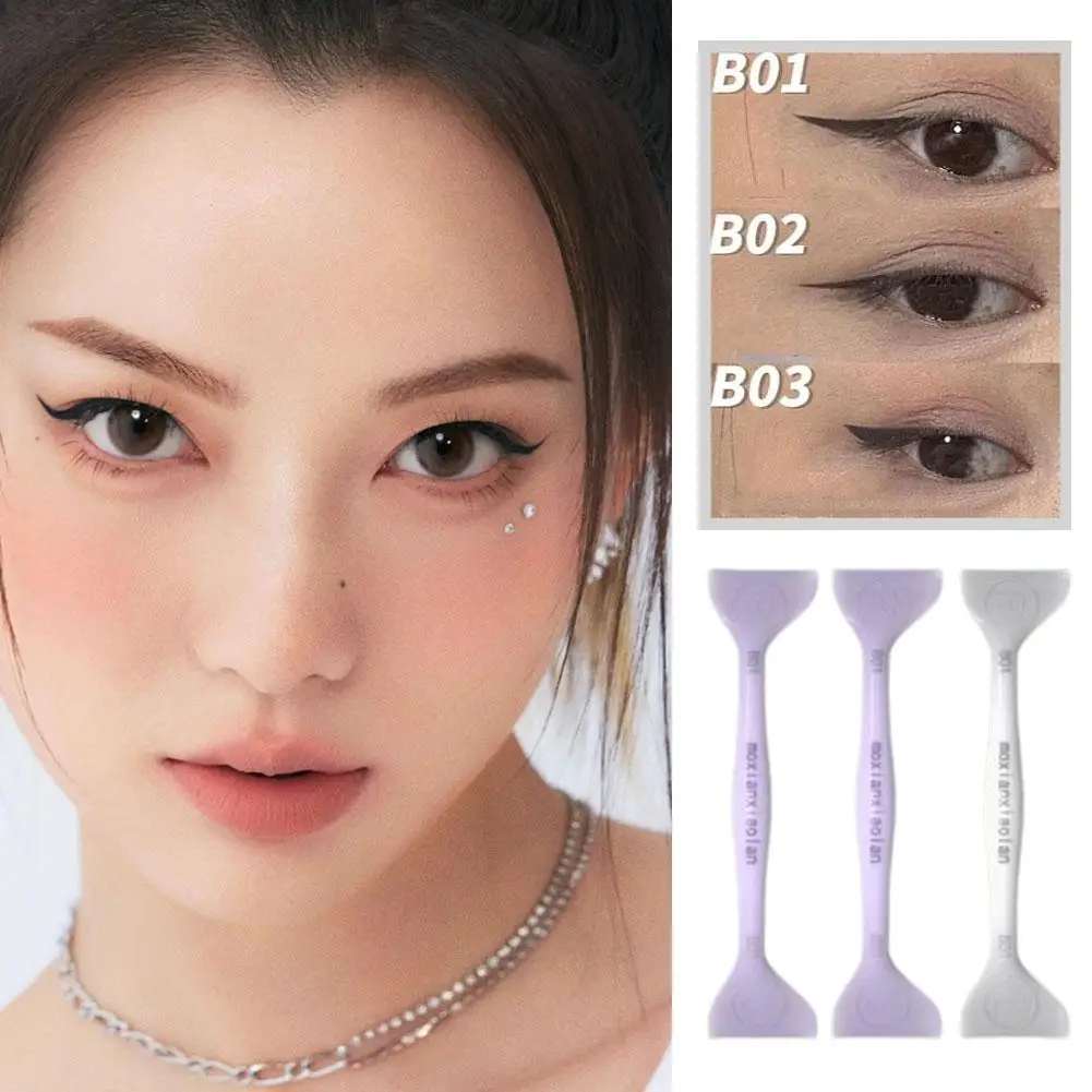 使いやすいシリコンまつげスタンプ、DIYまつげ、アイラインテンプレート、アイライナーシール、初心者向けメイクアップツール