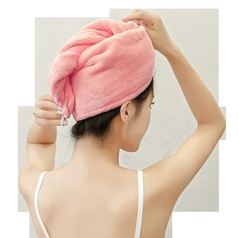 Towel Microfiber Hair Bath Terry Color Soft Skin-Friendly Quick Dry Super Water Absorption No Irritation