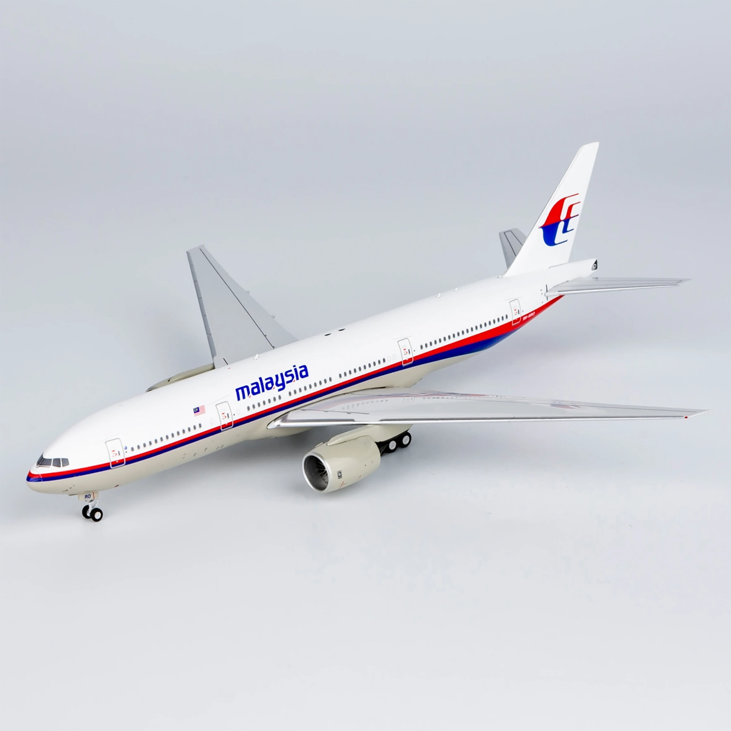 1/400 WM 72057 Malaysia B777-200ER alloy aircraft model 9M-MRO MH370