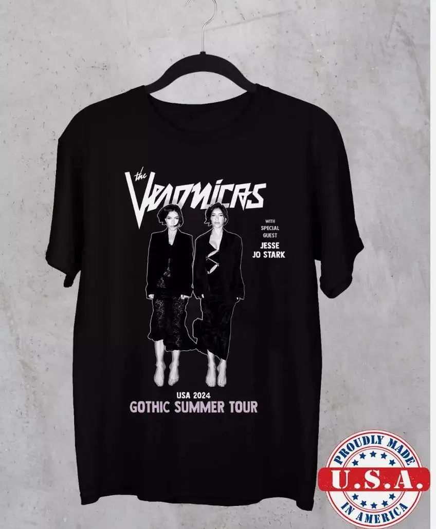 

Летняя хлопковая Футболка Veronicas, полный размер