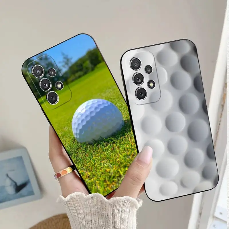 Sports Golf Phone Case For Samsung M 10 11 20 21 30 31 51 S Prime S5 6 S9 S6 S8 S7 Edge Black Soft Silicone Cover