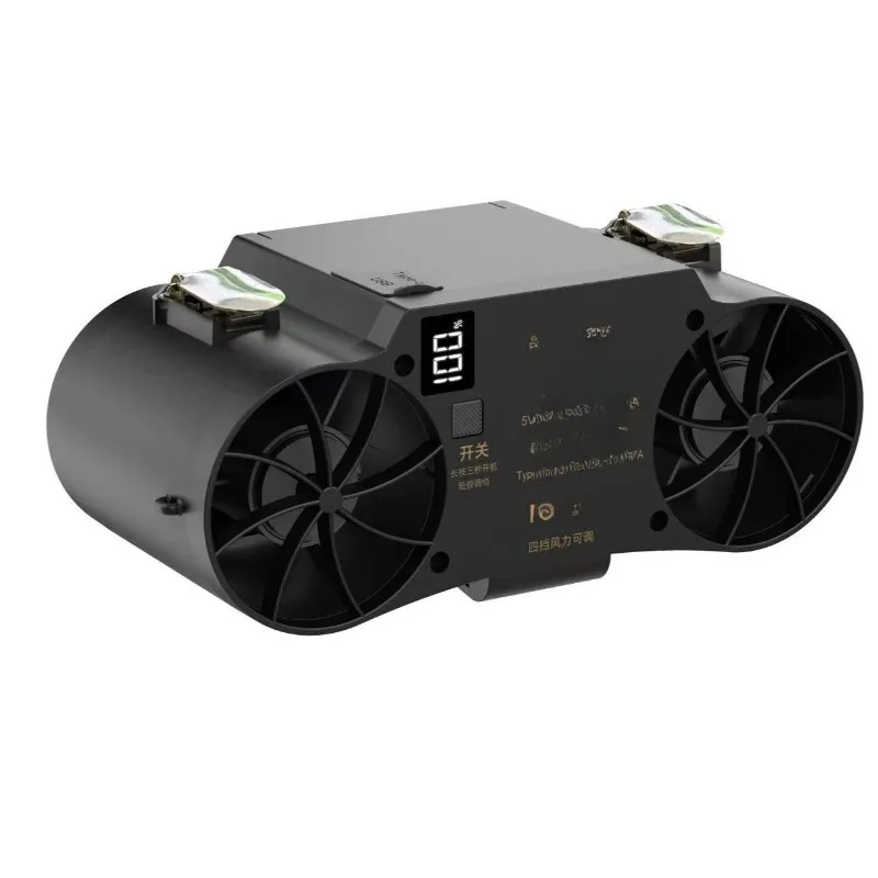 Camping cooling, waist fan, long battery life portable air conditioner fan