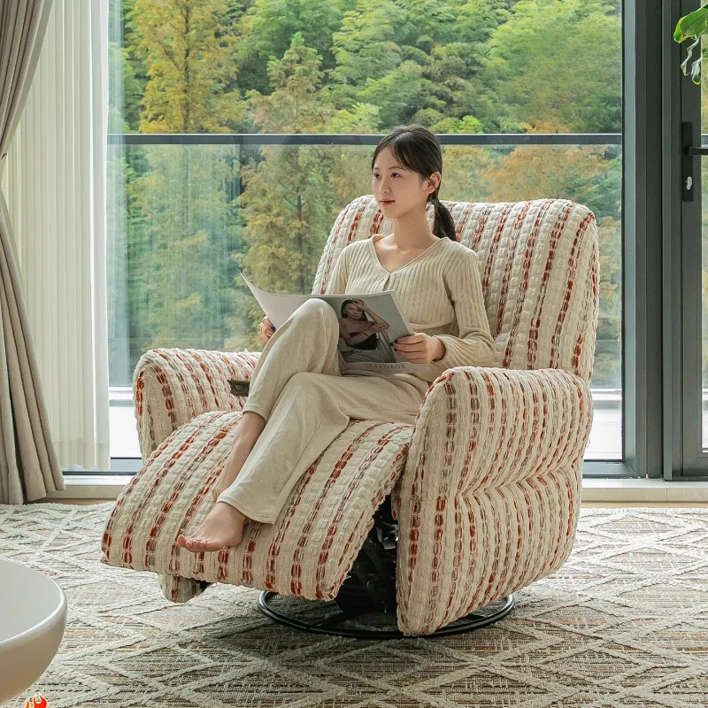 

Swivel Fabric Electric Sofa Strong Modern Luxury Apartments Lazy Electric Sofa Recliner Sleeper Sofa De Luxo Furniture Home