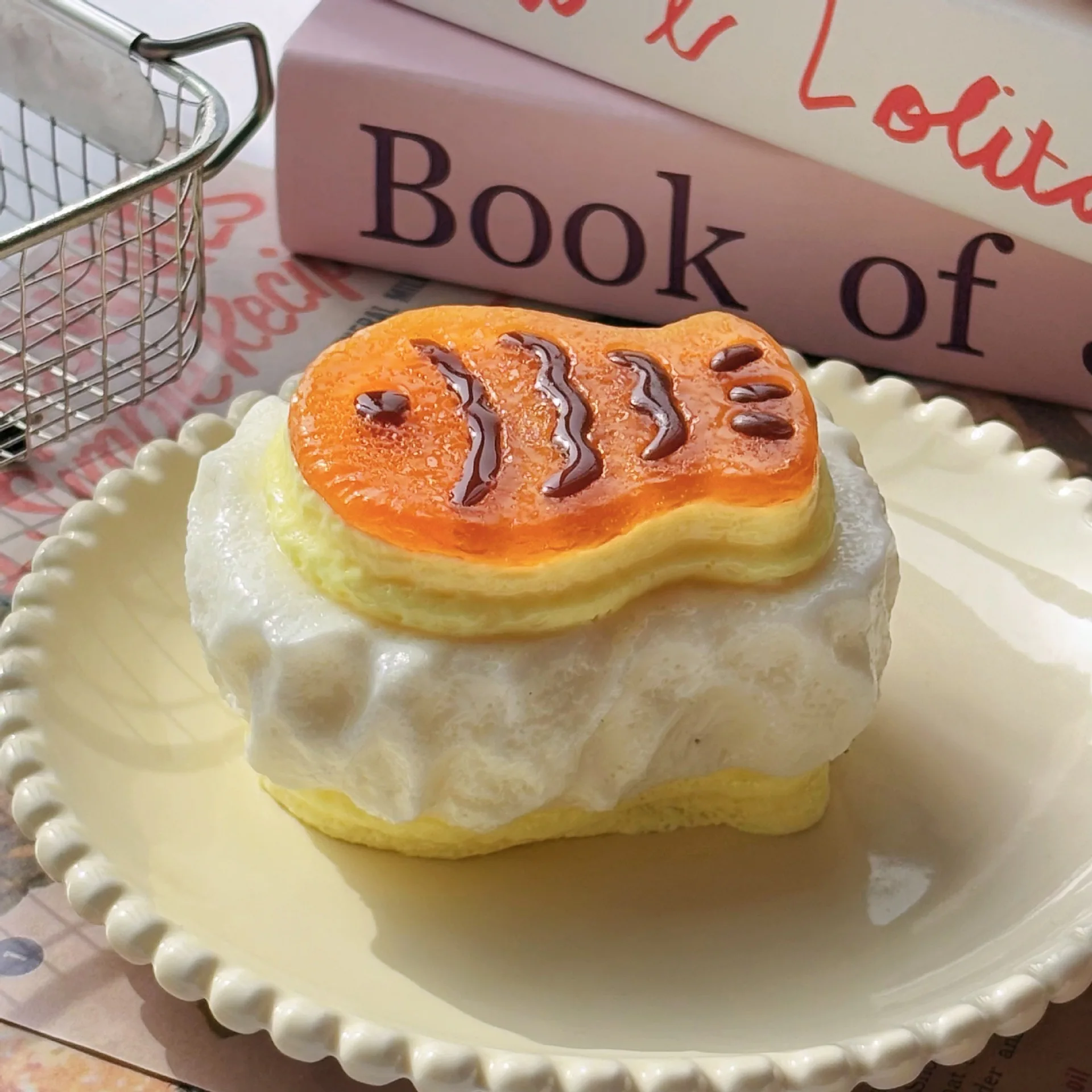 Taiyaki Squishy Spielzeug Realistisches Japanisches Gebäck Langsam Zurückfederndes Fidget-Spielzeug Stressabbau ASMR Desktop-Neuheit Geschenk – Detail 5