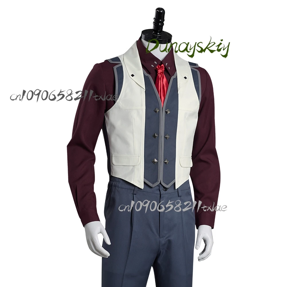 Arcane: LOL Jayce คอสเพลย์เครื่องแต่งกายเสื้อกางเกงชุดสําหรับผู้ใหญ่ชาย Fantasia ฮาโลวีน Carnival Roleplay ชุดปลอมตัว