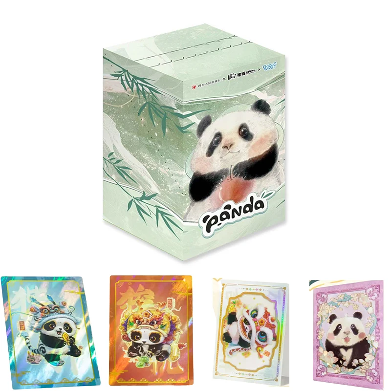

Panda GOODSWAVE Verdant Mountains Series Art Collection Zodiac Themed Peripheral Trading Cards Blind Box