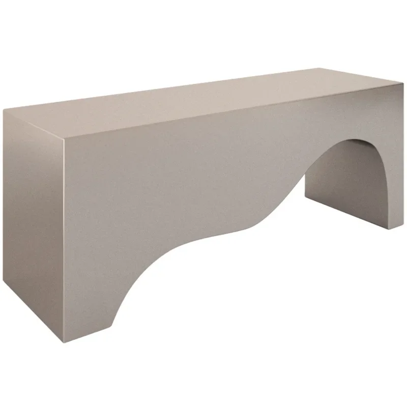 

Clothing store Nakajima, stainless steel display stand, display table, shopping mall shoes and bags display