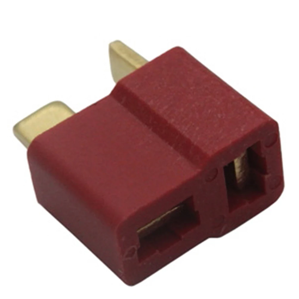 

Gold-Plated T Plug Connectors Male Female Style Red 13X7X19Mm 13X7X15Mm For Rc Car Boat Plane Helicopter Lipo
