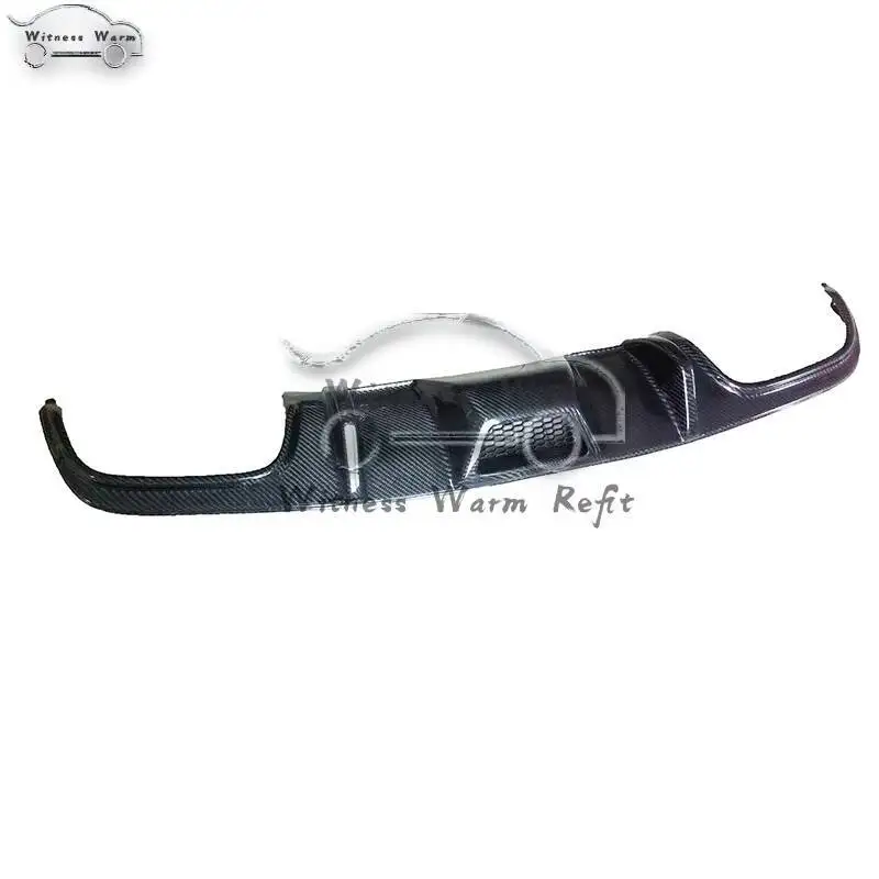 For Mercedes Benz W204 C63 Amg Carbon Fiber Car Rear Bumper Diffuser Lip Spoiler 2007 - 2011 Rear Diffuser Lip Splitter view 2