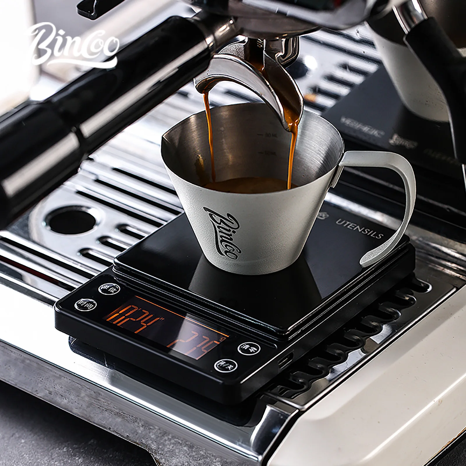 Bincoo Electronic Coffee Scale Portable Coffee Scale With Timer High Precision 3kg/0.1g g/ml/oz/lb Professional Kitchen Scales - Image 4