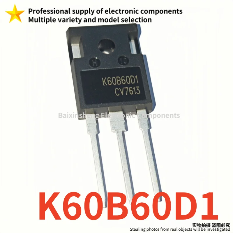 10PCS Original quality K60B60D1  AOK60B60D1  TO-247 IGBT field-effect transistor