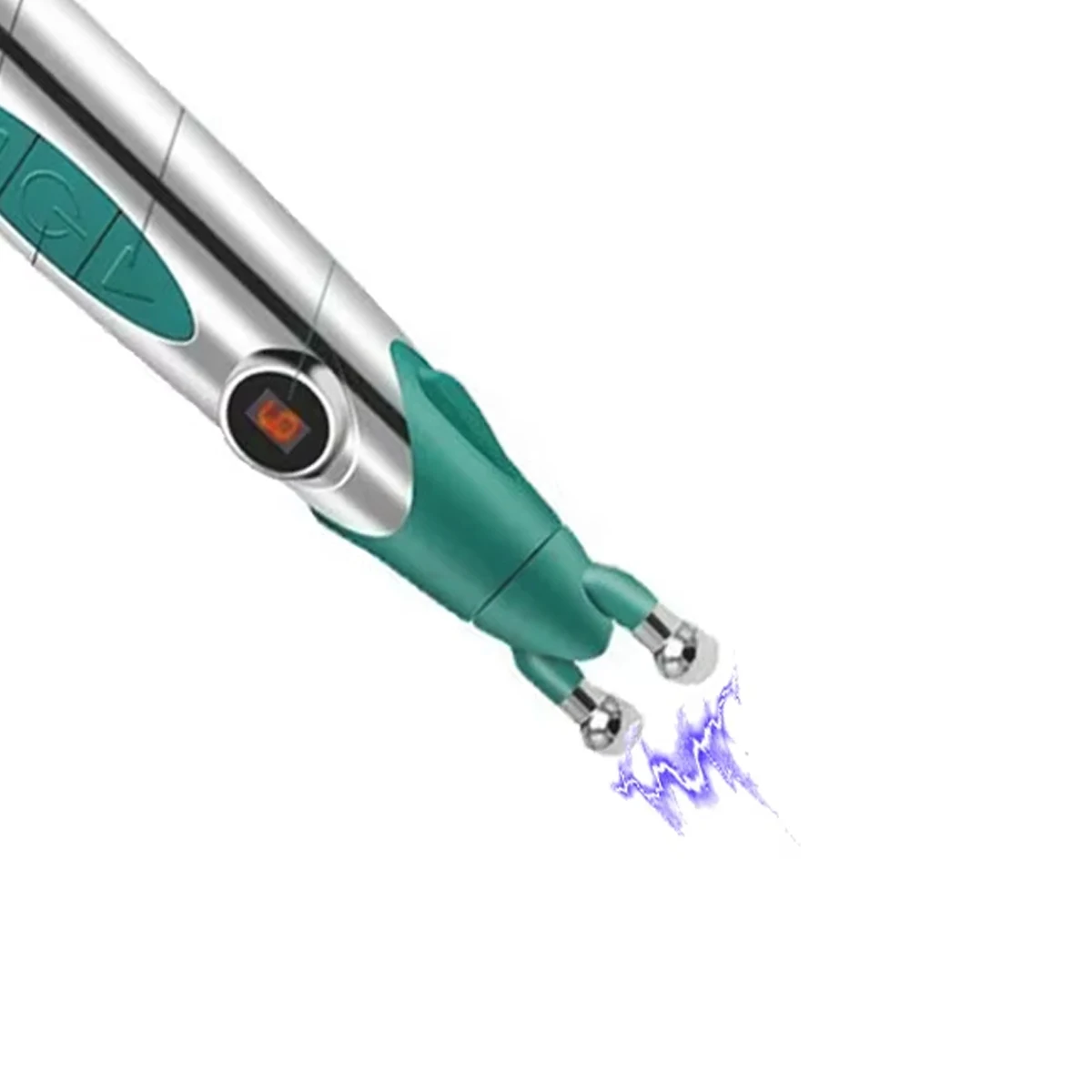 Electric Shock Therapy Pen Dual Metal Tips E-Stim Electro Stimulation Device Adjustable Intensity Adult Sex Toy for Couples