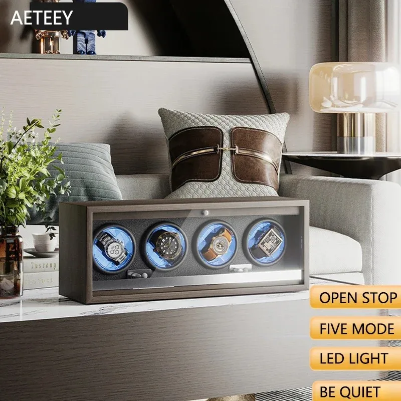 

High-End Automatic Watch Winder Mechanical Rotation Placer Antimagnetic Storage Box for Watches