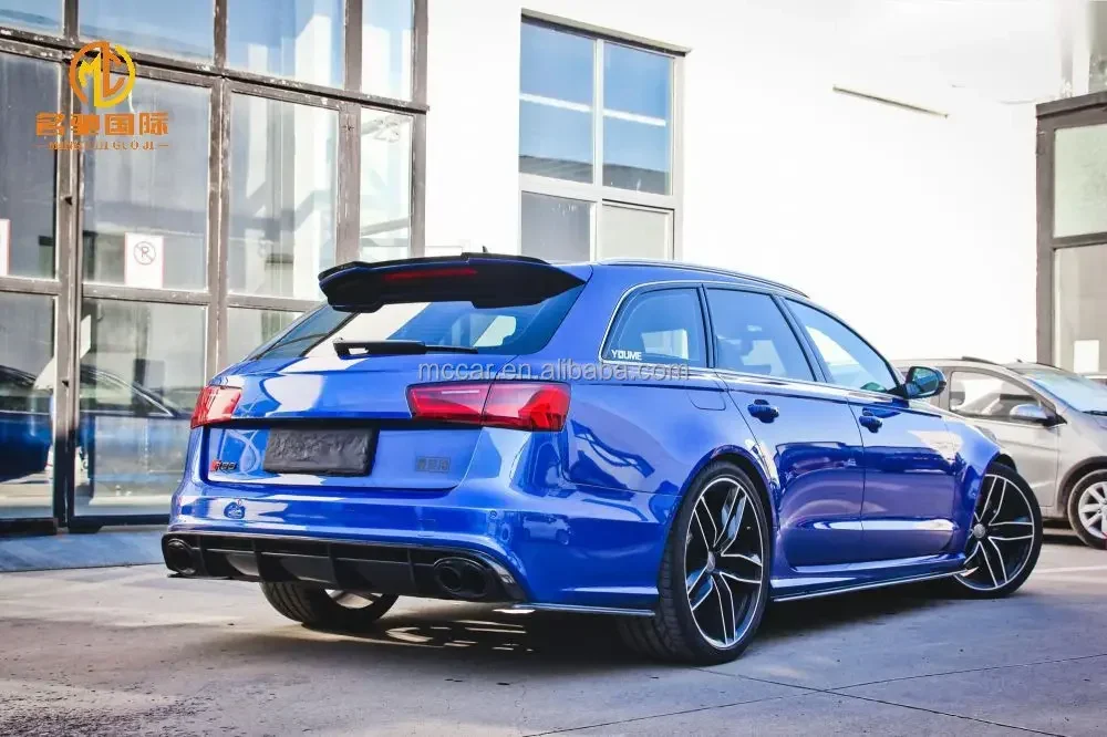 C7 RS6 rear diffuser rear bumper diffuser OEM style