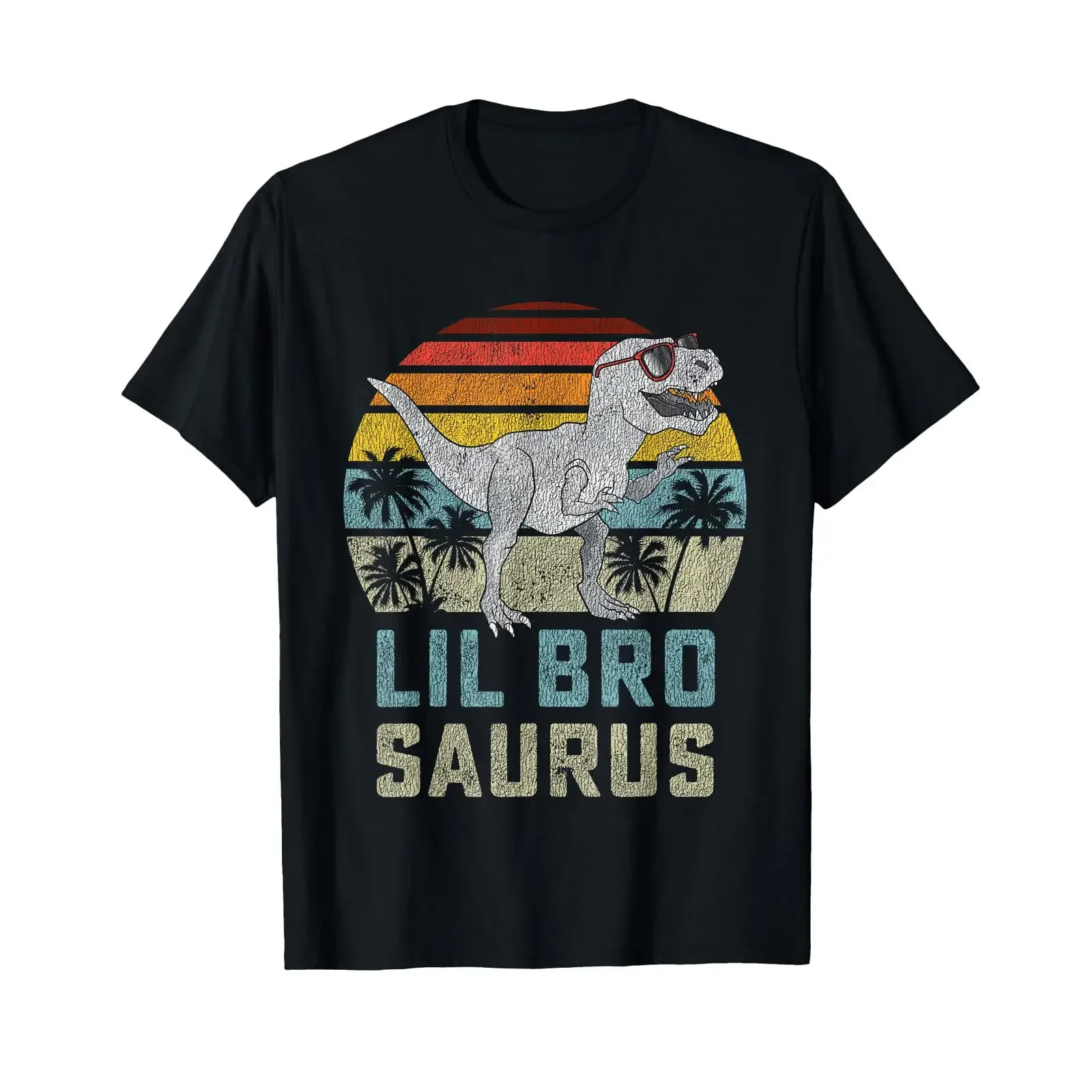 Lilbrosaurus T Rex Dinosaur Lil Bro Saurus Brother Family Shirt vintage Washed Soft graphic Stylish Versatile Stretched homme