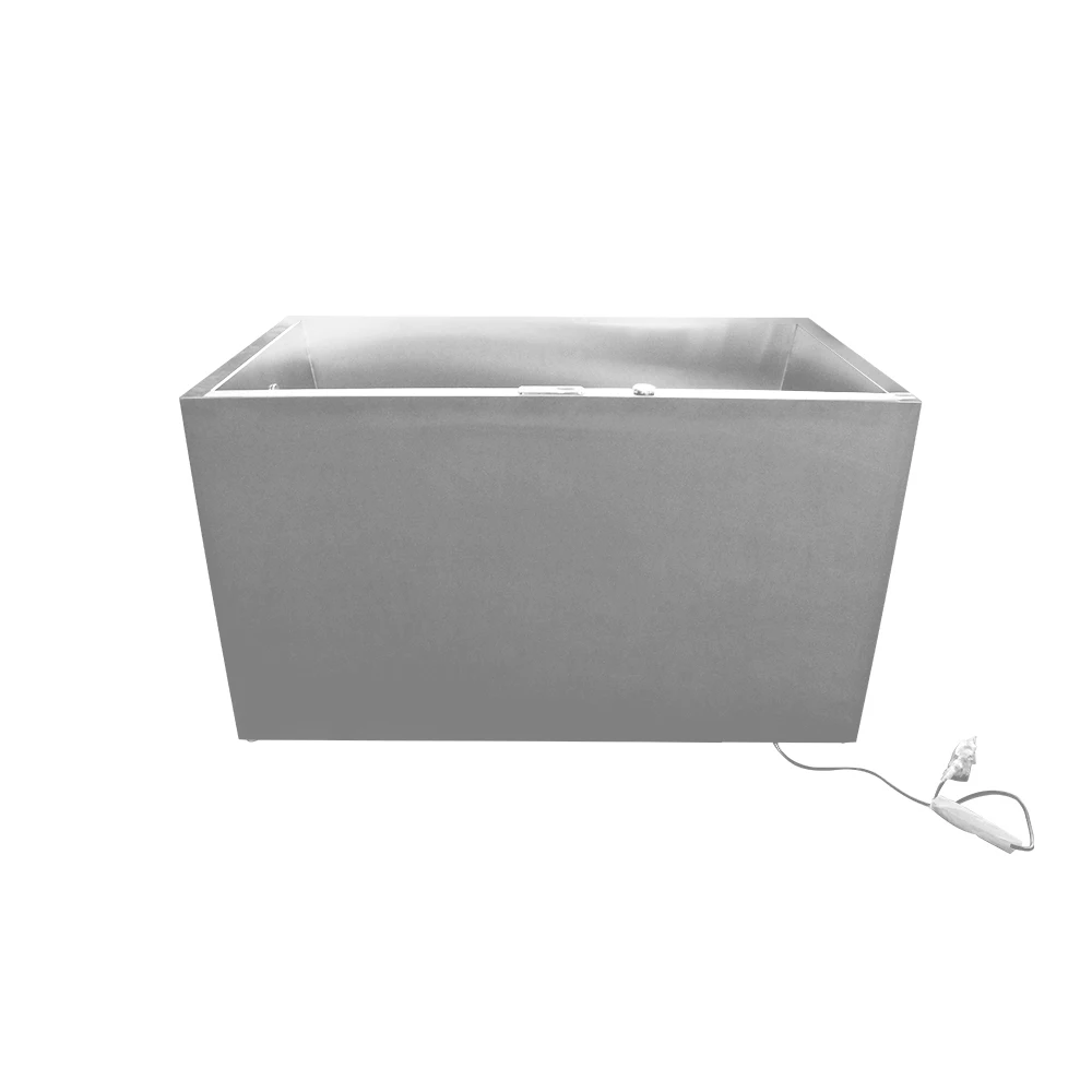 Stainless Steel Material Cold Plunge Athlete Ice Bath Tub Spa Massage Tub Freestanding Ice Bath Tub