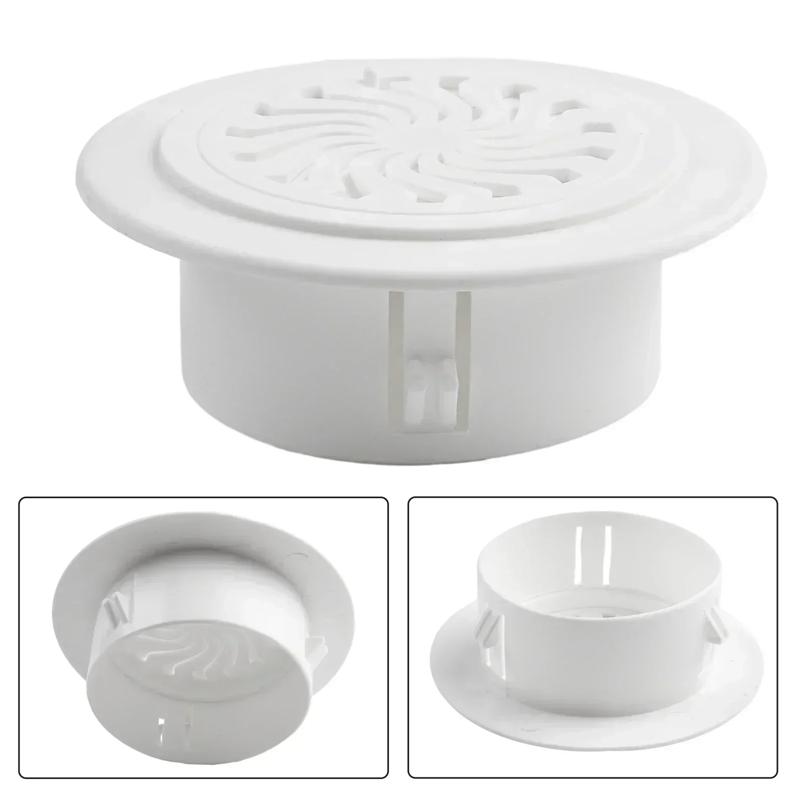 1Pc Plastic Cover Air Conditioner Hole Cover Ventilation Grille Wall Hole Decorate Cover Air Conditioner Hole Decorative Cover