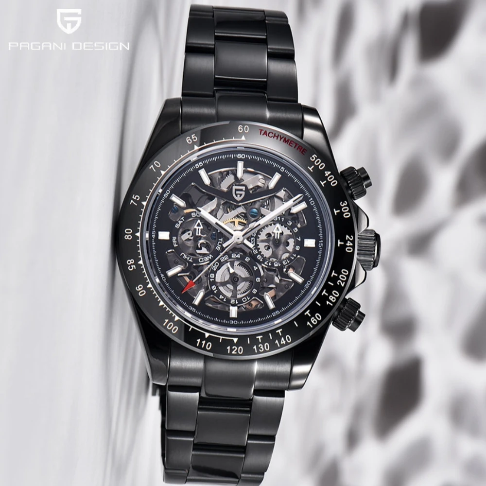 

PAGANI DESIGN 2025 New Men's Mechanical Watch HZ 2196G PD1777 Retro Waterproof Sapphire Crystal Stainless Steel Reloj Hombre