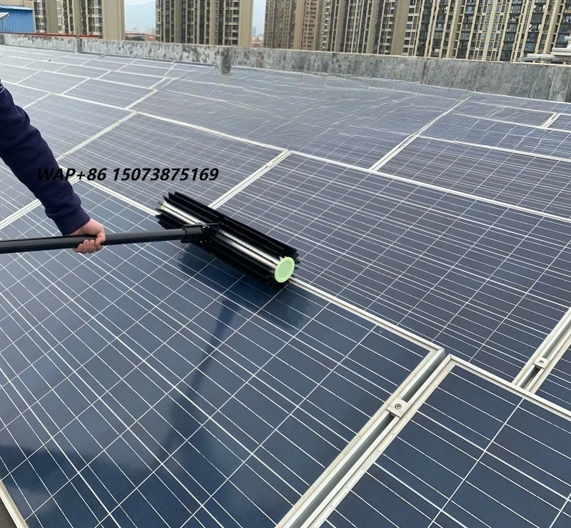 Roller  Brush Kits Photovoltaic High Efficiency Solar Panel Cleaning Machine